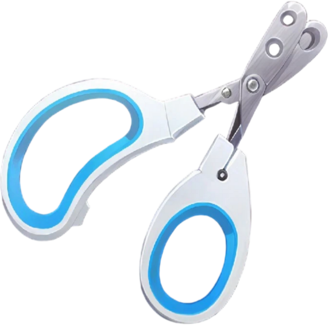 나가지마 강아지 고양이 발톱깎이, 1개, 블루