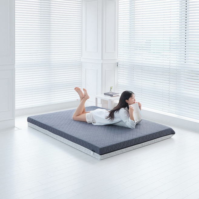 더릭스홈 베이직 단단한 마약매트리스 6cm 10cm 15cm 허리에좋은 원룸 바닥 탄탄한 수면매트 자취 침대 매트릭스 토퍼