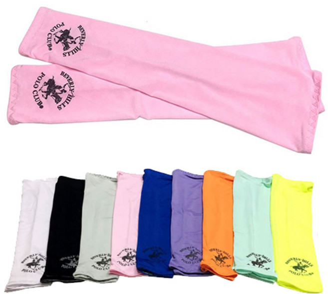 베버리힐스 폴로 쿨토시 자외선차단 작업토시, 핑크x4