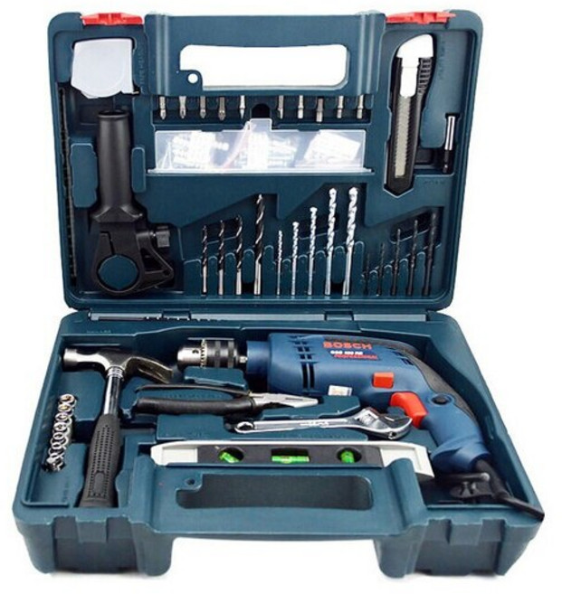 Bosch-tms 600 RE 임팩트 드릴 다기능 전기 도구 키트 머신 스크루 드라이버 세트, 01 GSB 600 RE Set_05 CN, 01 GSB 600 RE Set_05 CN