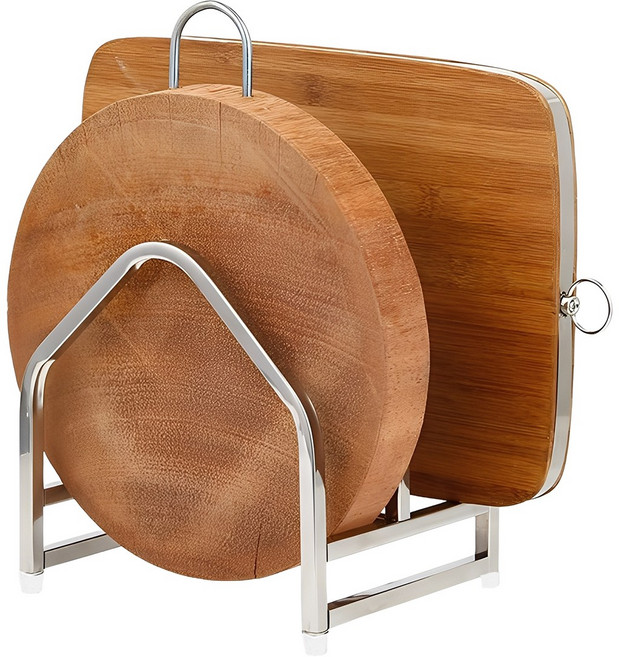 304不鏽鋼砧板架 廚房收納置物架 砧板托盤收納架, 1組, SWB11-3 不含接水盤