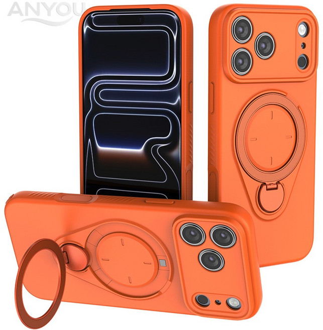 ANYOU 애플 시리즈 휴대폰 케이스 iPhone17 Pro AIR 자석 방진 스탠드 휴대폰 보호 케이스