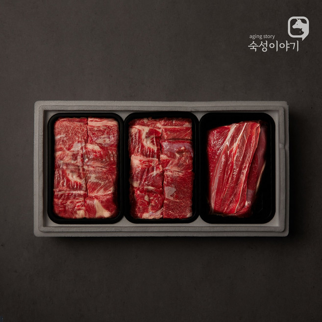 갈비세트 소갈비 국거리 양지 국내산 소고기 선물세트 1.8kg 갈비찜 명절 추석 설날 고기 부모님 생일 선물, 1개