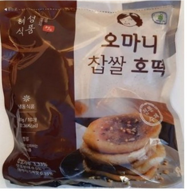 오마니 전통찹쌀호떡, 60g, 4개