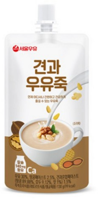 서울우유 견과 우유죽, 130g, 10개