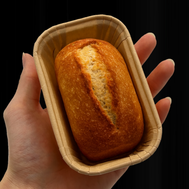 내집내산 미니 파운드 사각 플럼피 종이 몰드 (100개), 1세트, 크라프트