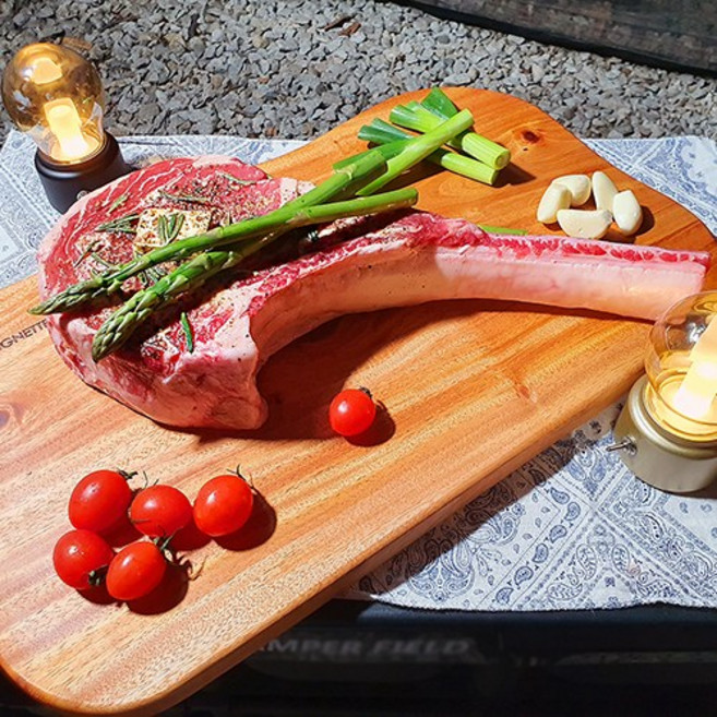 라이프리셋 토마호크스테이크 우대갈비 t본스테이크 엘본스테이크 비프립 당일발송 5cm 1kg, 리얼 토마호크 1250g, 1개