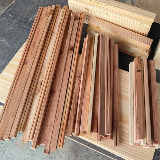 日本柳杉細條 1.1x1.6cm DIY手作實木條 (30/60cm長), 1支, 1.6x0.9x60cm長 1支 僅宅配