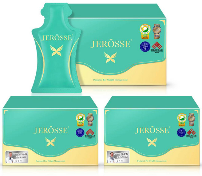 JEROSSE 婕樂纖 小綠纖纖飲 纖纖輕鬆飲 14包, 3個, 14份