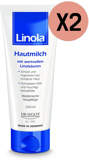 리놀라 스킨 밀크 바디로션 200ml 2개