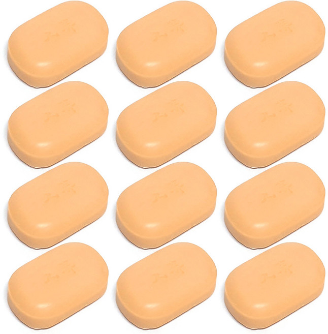 토탈하우스 향이좋은비누 인삼비누 향좋은 세안비누 세숫비누 1378, 12개입, 90g