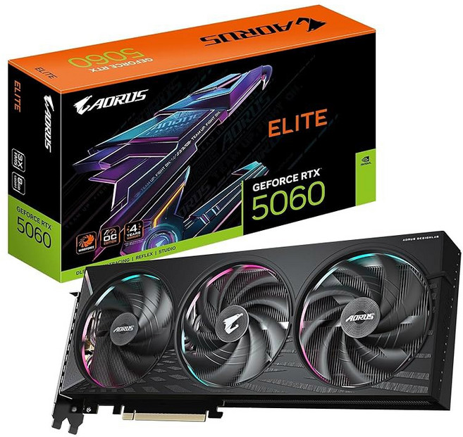 geforce rtx 5060 windforce max oc 8g 그래픽 카드 8gb 5.0 gv-n5060wf2max 128비트 oc-8gd gddr7 비디오 카드 시스템