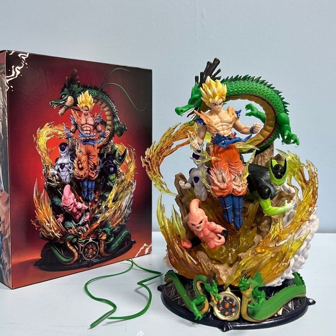 七龍珠 孫悟空 GK 動作公仔 潮玩擺飾, 1個, 週年龍珠
