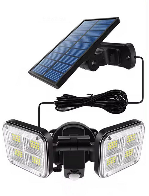 태양광 조명 태양열 태양광벽부등 경관조명 LED 벽등 120구 분리형 센서등, 태양광 120구 분리형 센서등