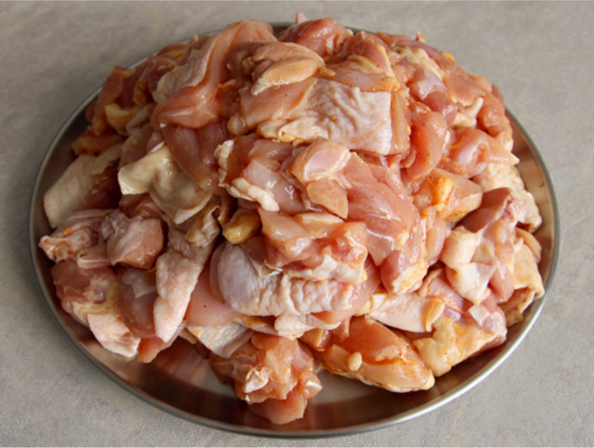 닭정육 절단 닭다리살 염지 10kg, 1개