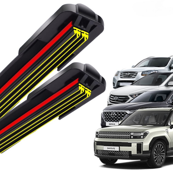 1+1 싼타페 CM DM TM MX5 전차종 초밀착 와이퍼 윈도우 브러쉬 와이퍼블레이드, SDT-싼타페DM/더프라임(12-18)650+350/A