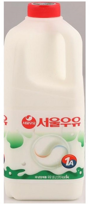 원하프서울우유 1.8L, 1개