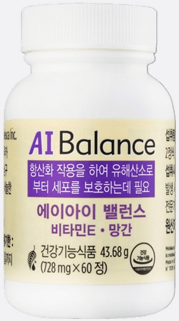 멜라루카 에이아이 밸런스 60정, 1개