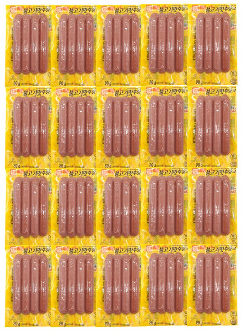 한성 후랑크 소시지 80gX20개, 20개, 80g