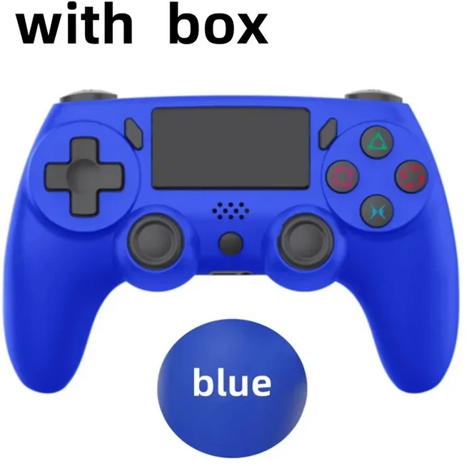 만도 조이스틱 무선 블루투스 PS4 컨트롤러 (소니 호환 프로/슬림/PC/아이패드 호환호환/진동 게임패드) 콘, 12 BLUE