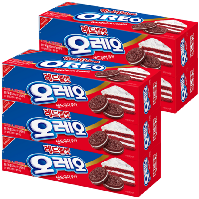 오레오 레드벨벳94gx5개, 94g, 5개