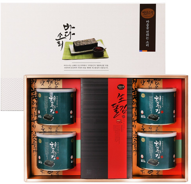 바다소리 생돌김 혼합선물세트 5호, 1세트