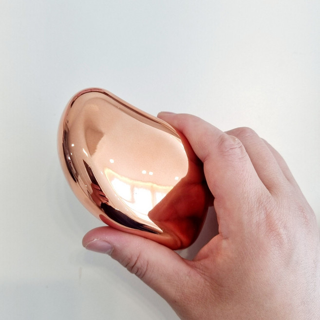 문지르는 나노글라스 저자극 제모기, 골드, 1개, 1개입