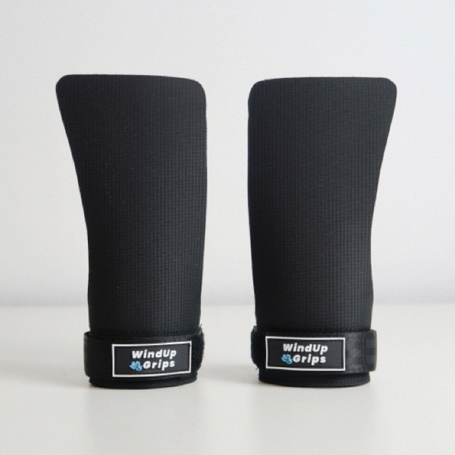 크로스핏그립 Ver 3 하이팔론 격자구조 모찌그립 손바닥보호대 토투바 머슬업, 블랙, 1세트