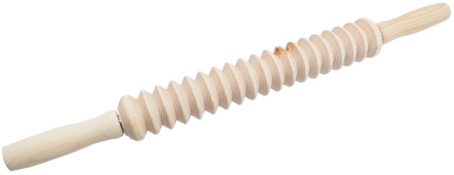 힐링라이프 편백나무 주판 배밀이 지압 롤러, 1개, 혼합색상