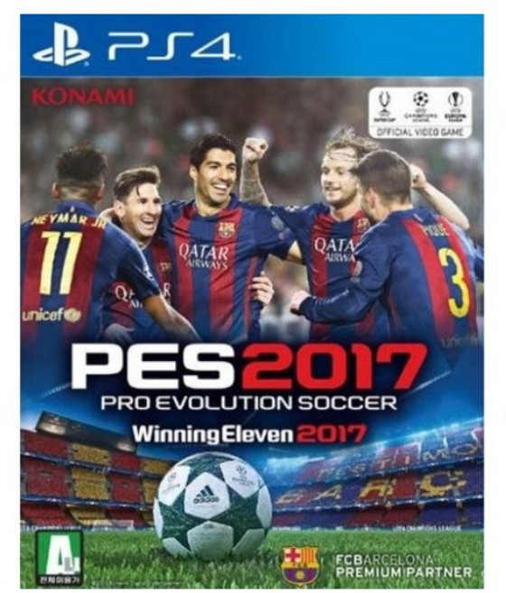 PS4 PES 2017(위닝일레븐) 한국 정발 중고품