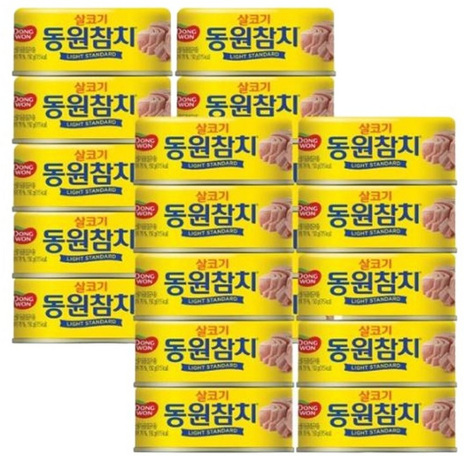 동원에프앤비 라이트 스탠다드 살코기 참치 150gx20캔, 150g, 20개