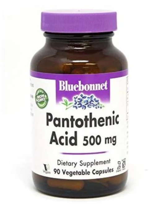 블루보넷 판토텐산 500mg 식물성 캡슐 90정 (3개월분) - 쿠팡