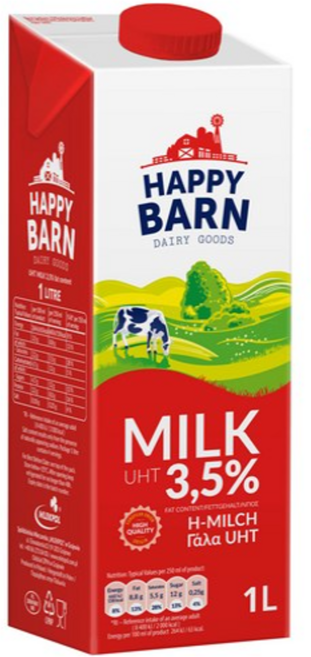 해피반 멸균우유 1 000ml 1L