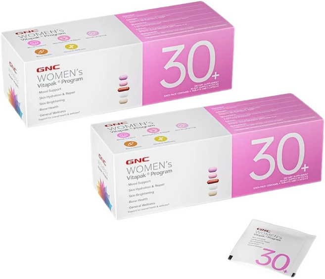 GNC 우먼스 30+ 비타팩 프로그램, 30회분, 2개 - 쿠팡