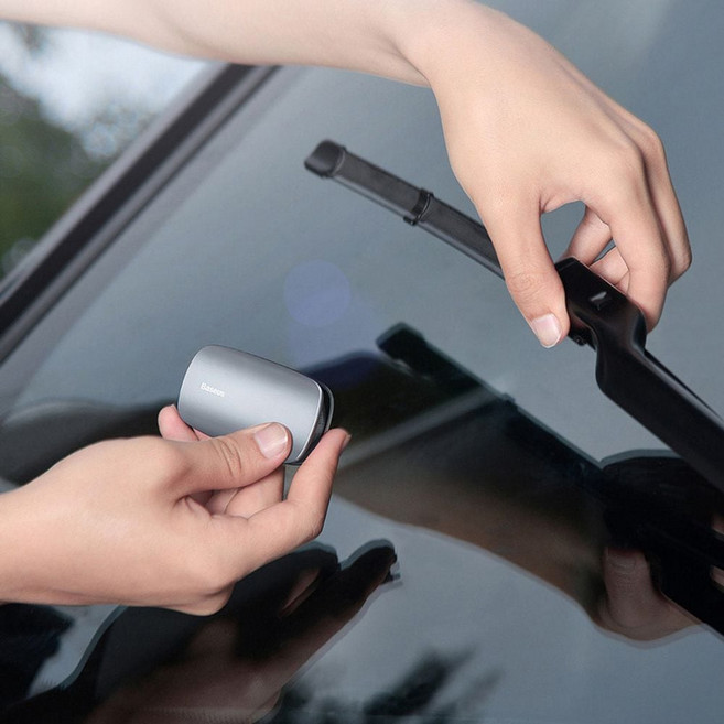 베이스어스 레인윙 자동차 와이퍼 재생기 연마기 와이퍼커팅기 와이퍼연마기 와이퍼복구, 실버