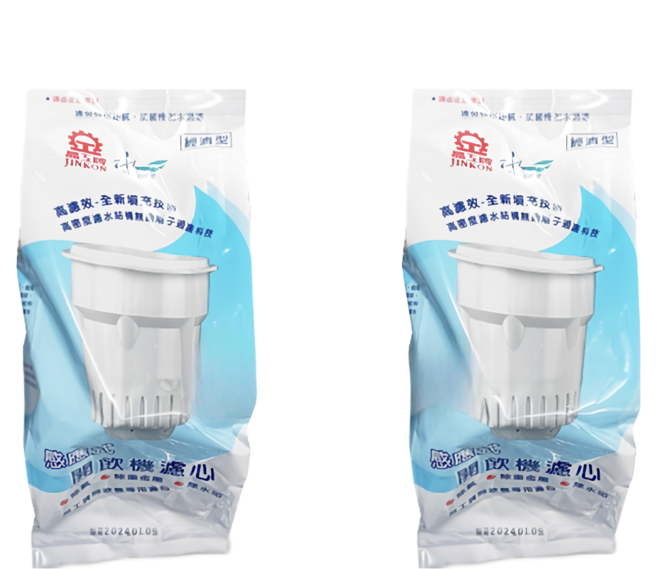 晶工牌《適用JD-3706 》感應式開飲機專用濾心 (可單顆購買), CF-2524, 2個