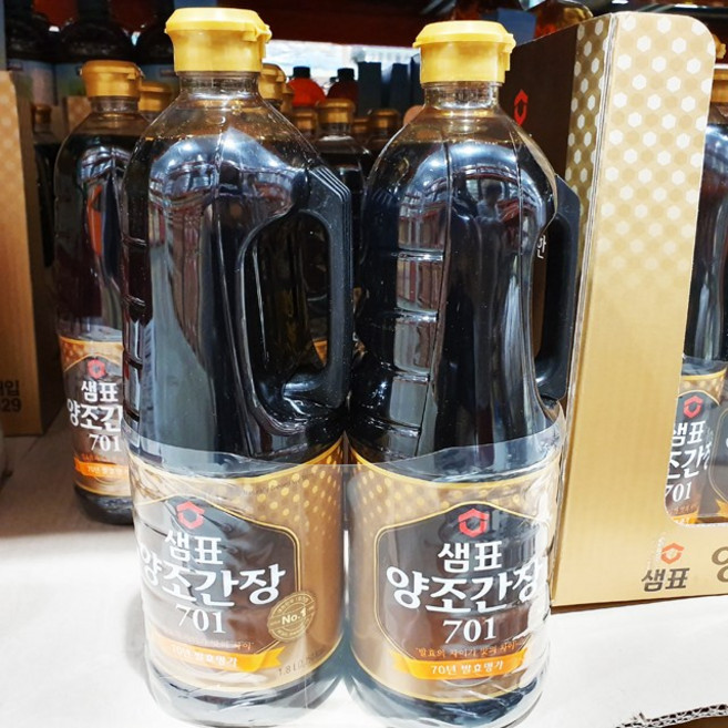 샘표 양조간장 701 1.7L 2개 프리미엄 간장 명절 잡채 코스트코