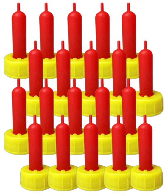 디와이툴즈 동물 수유 젖병꼭지 양 염소 젖먹이기, 20개