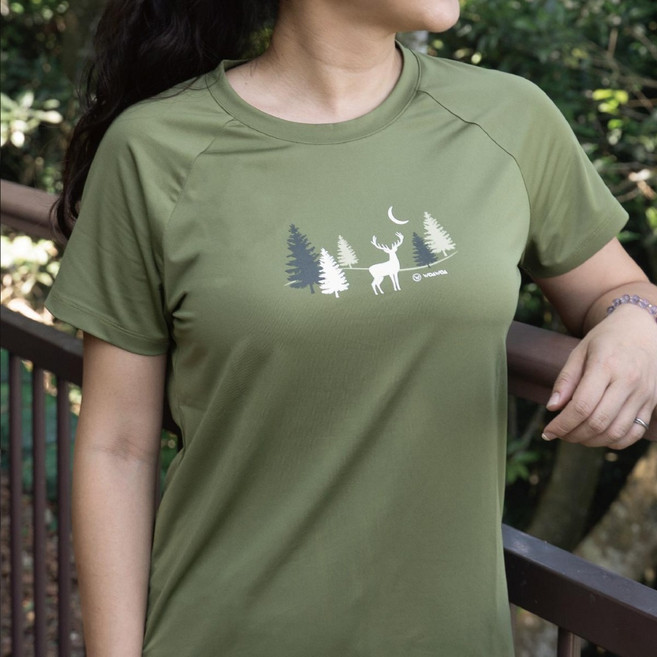 Hi-Cool® 涼感極風衣 森林水鹿 專利機能衣 登山衣 排汗衣