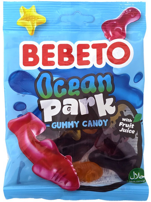베베토 오션파크모양 젤리 80g 바닷속 동물모양젤리, 1