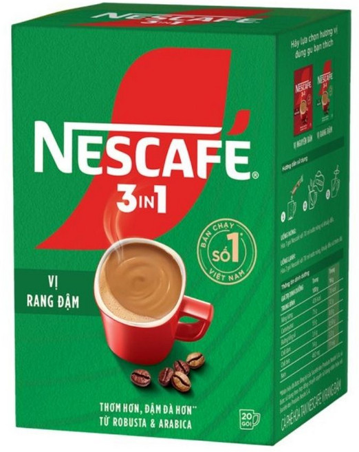 베트남 네스카페 그린 연유커피 대용량 nescafe green, 3개, 20개입, 320g