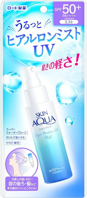 SKIN AQUA 超保濕UV防曬噴霧 SPF50 PA++++, 1個