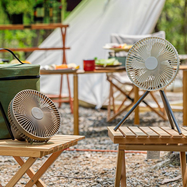 신일 캠핑선풍기 무선 BLDC 캠핑용 충전식 휴대용 써큘레이터, 베이지 선풍기