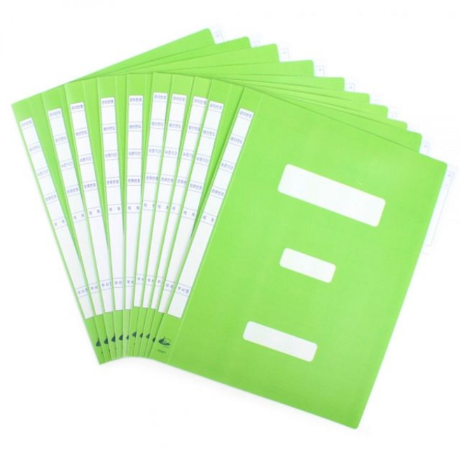 에코청운 종이 대용량 정부화일 A4, 녹색, 20개