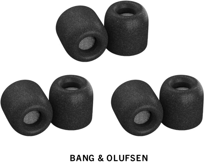 뱅앤올룹슨 베오플레이 EX 교체 컴플라이 폼팁 이어팁 이어캡 정품 교체용, M(3쌍), 1개