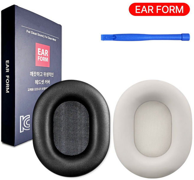 소니 WH 1000XM5 헤드셋 커버 이어패드 호환 이어폼 쿠션, 실버 (H072)