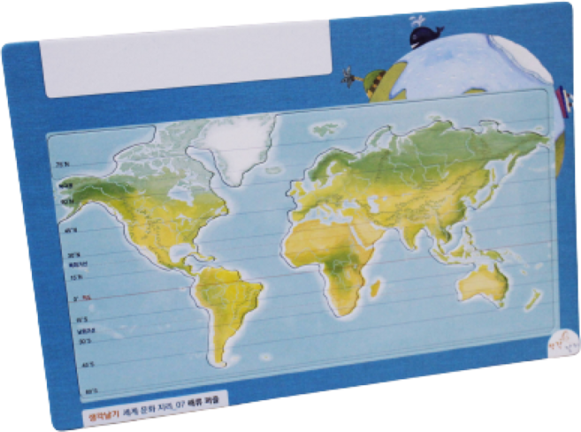 생각날기 세계 해류지도 만들기 난류 한류 기후 변화 지리 과학 체험 교구