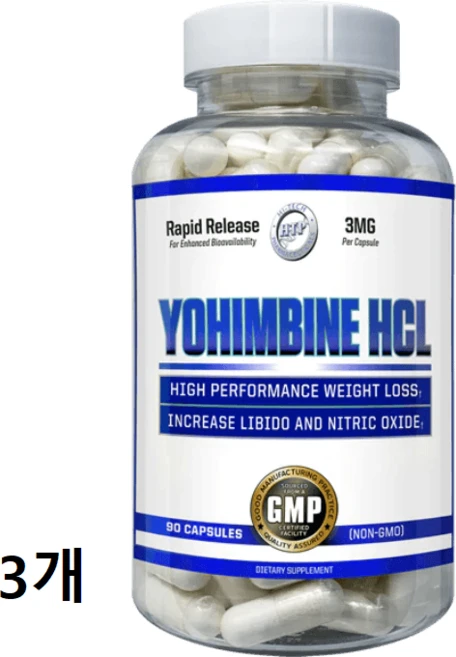 HCL -요힘빈 헬스보조제, 3개, 90정 - 쿠팡