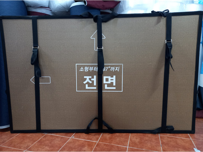 이사용 가구/가전 카바 티브이커버 tv커버 45인치부터 90인치까지, 브라운