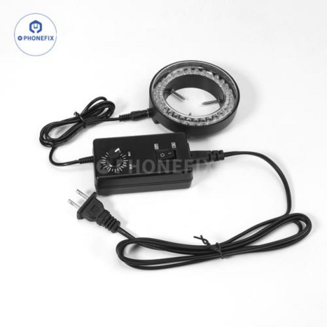 UV LED 링 라이트 그린 오일 경화 보라색 빛 조절 가능 LED 원형 램프 LCD SMD BGA 칩 마더보드 납땜 수리, 1) 56 LED